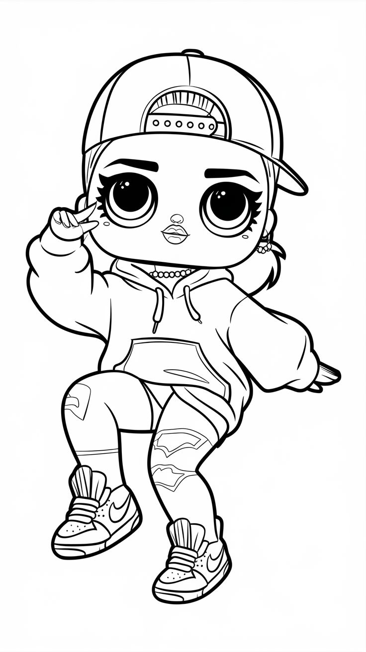 ausmalbilder lol puppen