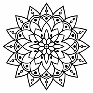 ausmalbilder von mandalas