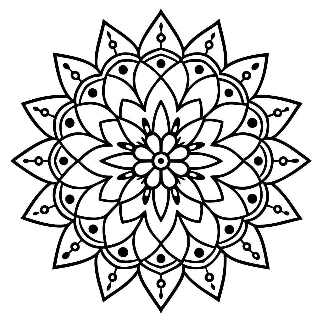 ausmalbilder von mandalas