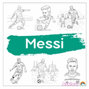 Messi Ausmalbild