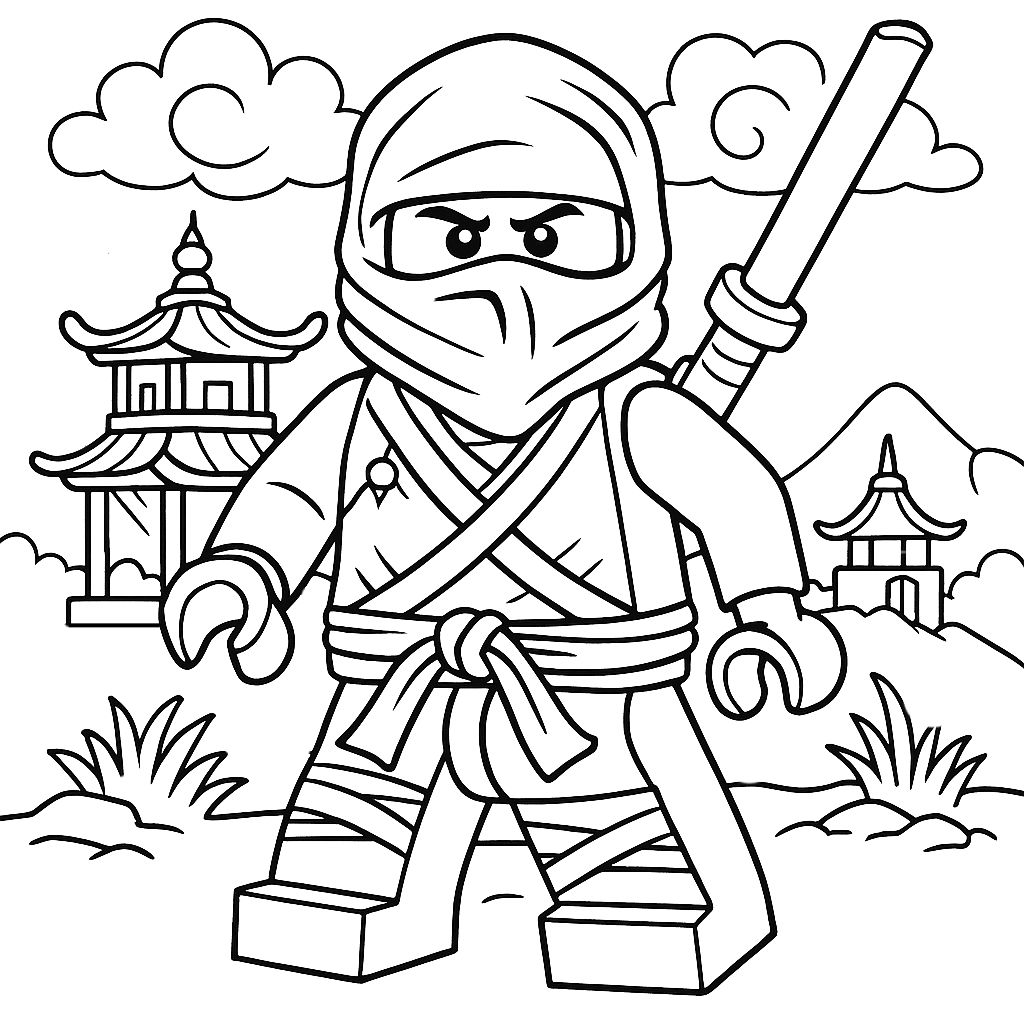 ninja ninjago ausmalbilder