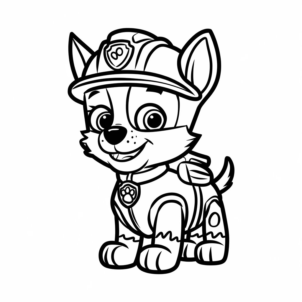 sky paw patrol ausmalbild