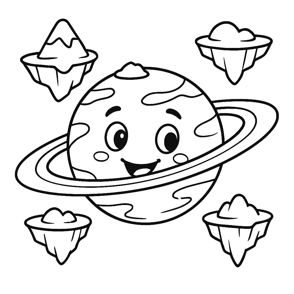 planeten ausmalbilder weltraum