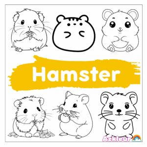 Hamster Ausmalbild