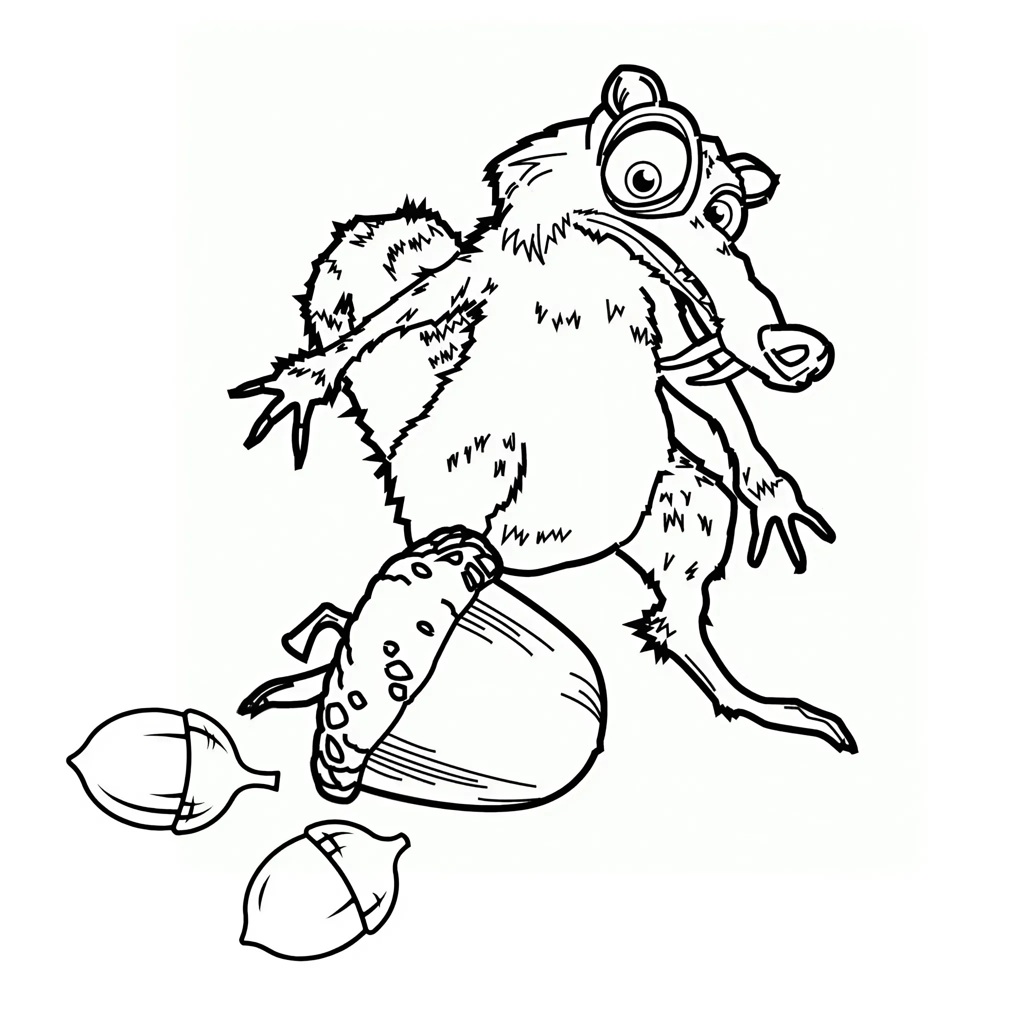 ausmalbilder ice age 3