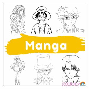 Manga Ausmalbilder