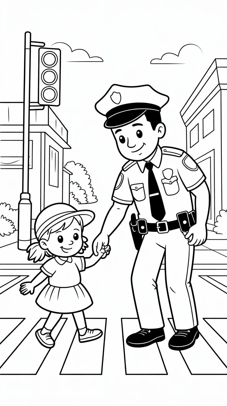 Polizist über Zebrastreifen PDF kostenlos