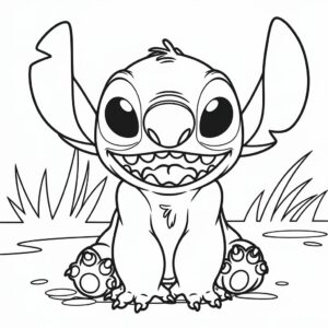 baby stitch ausmalbilder