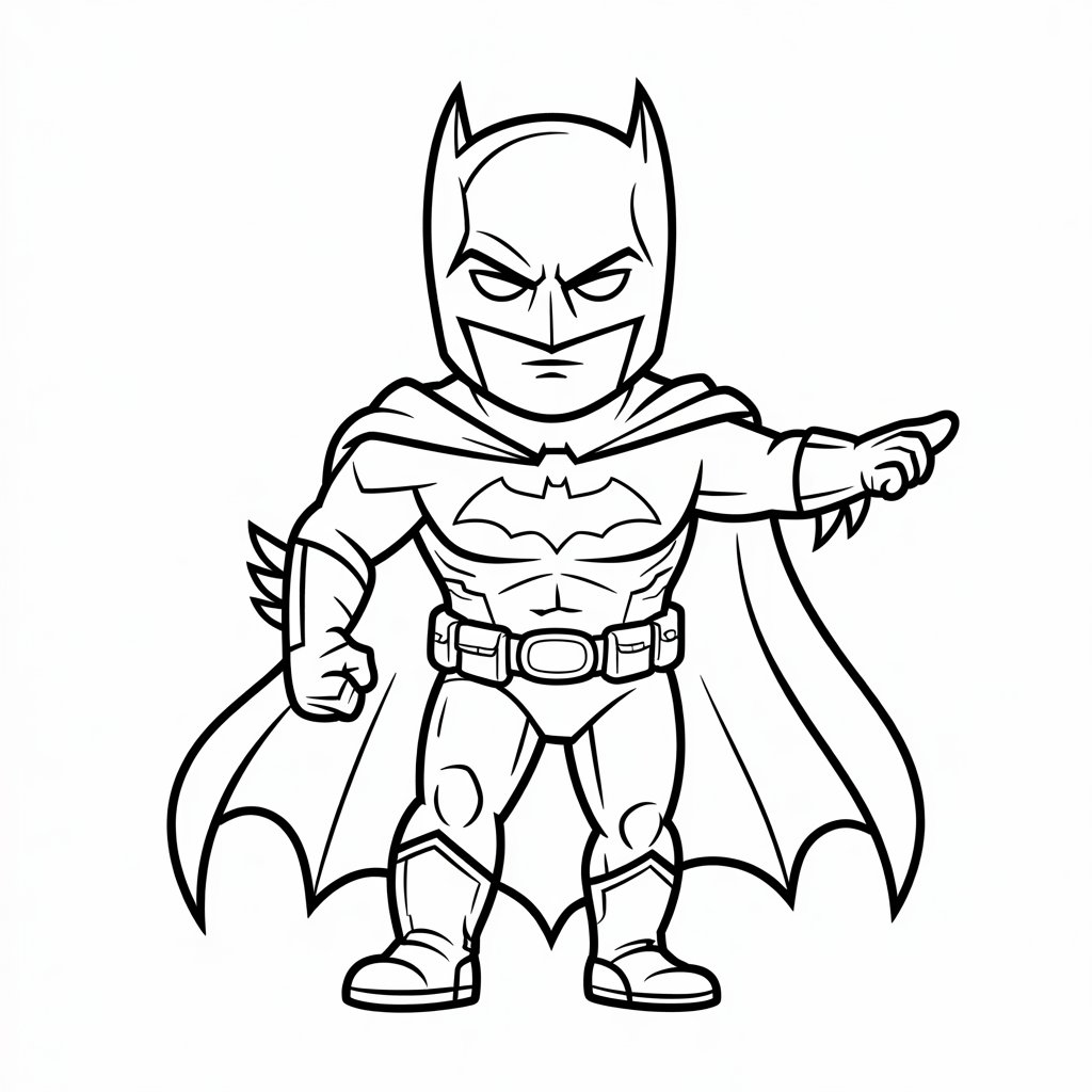 ausmalbild batman