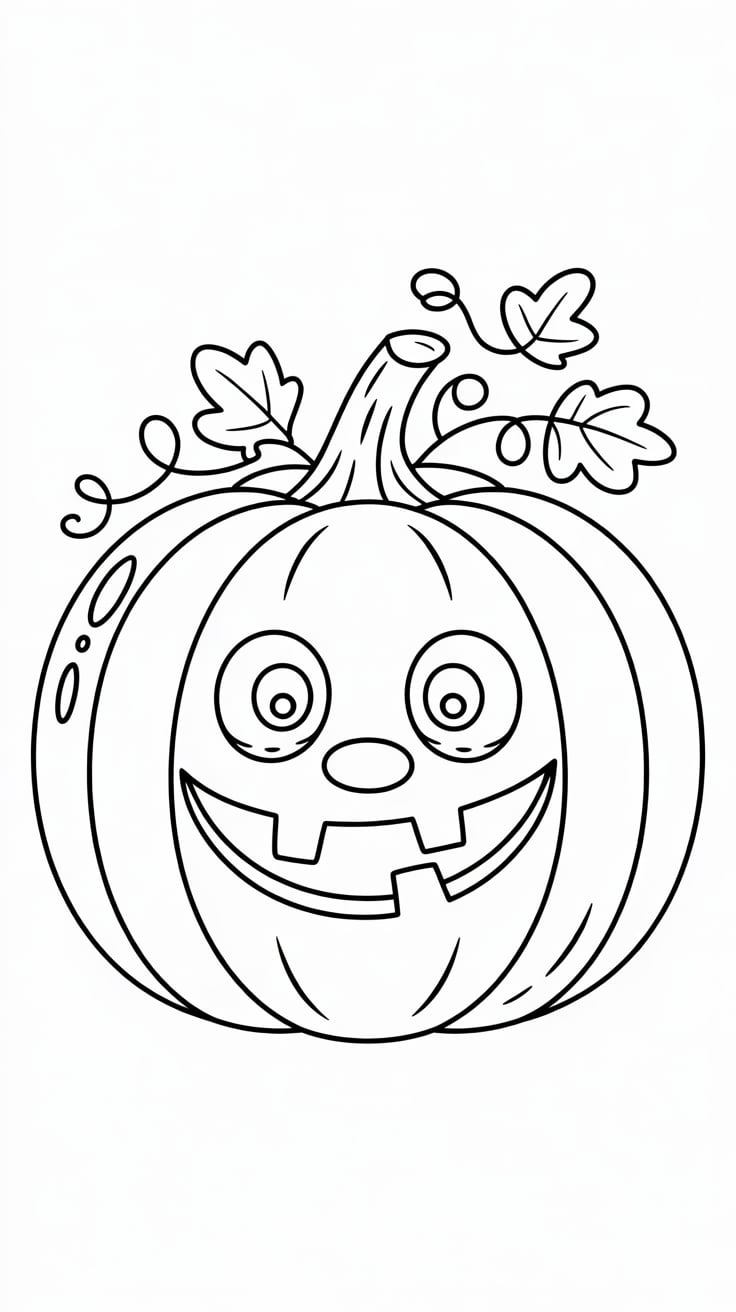 halloween kuerbis kürbis ausmalbild