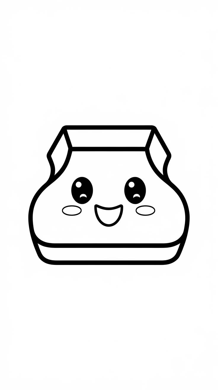 ausmalbilder essen mit gesicht