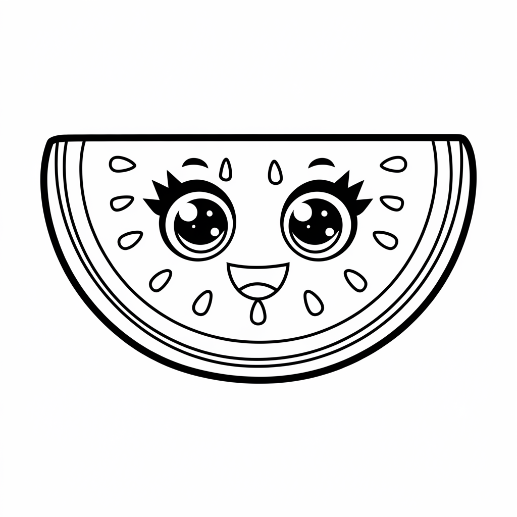 süß ausmalbilder kawaii essen