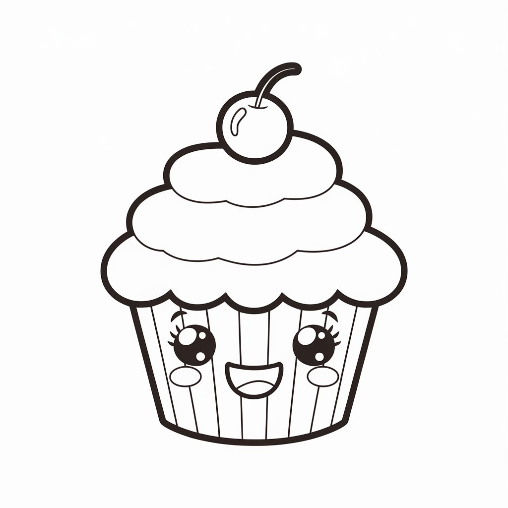 essen ausmalbilder kawaii food