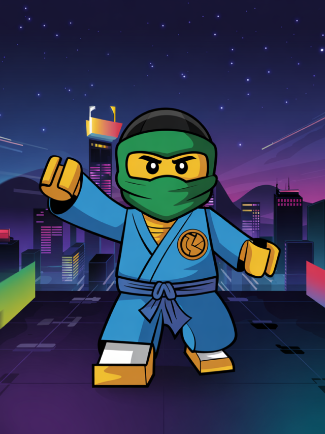 Kleurplaat Ninjago