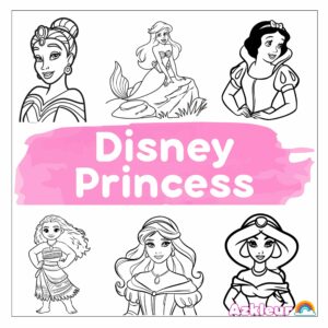 Ausmalbilder prinzessin disney