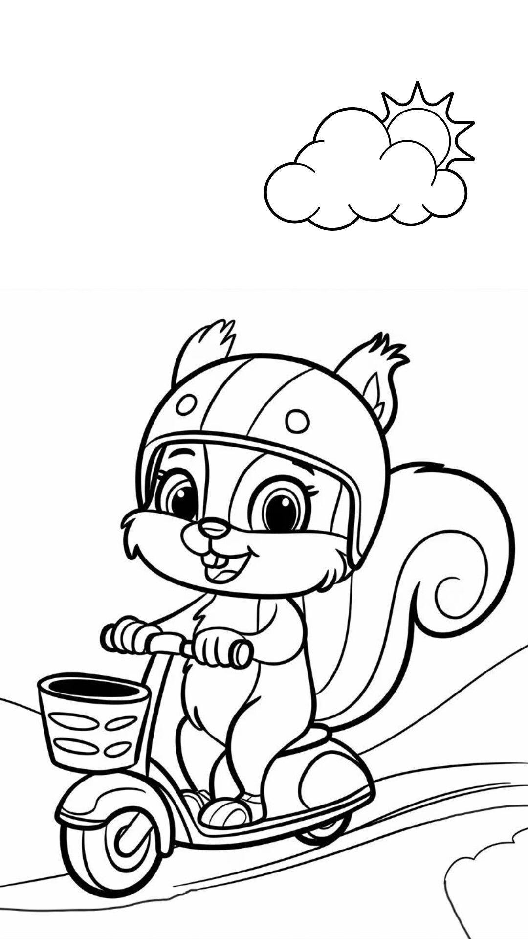 ausmalbilder eichhörnchen