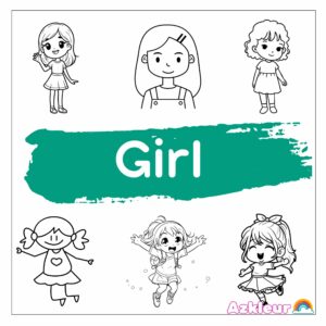 Ausmalbilder Mädchen