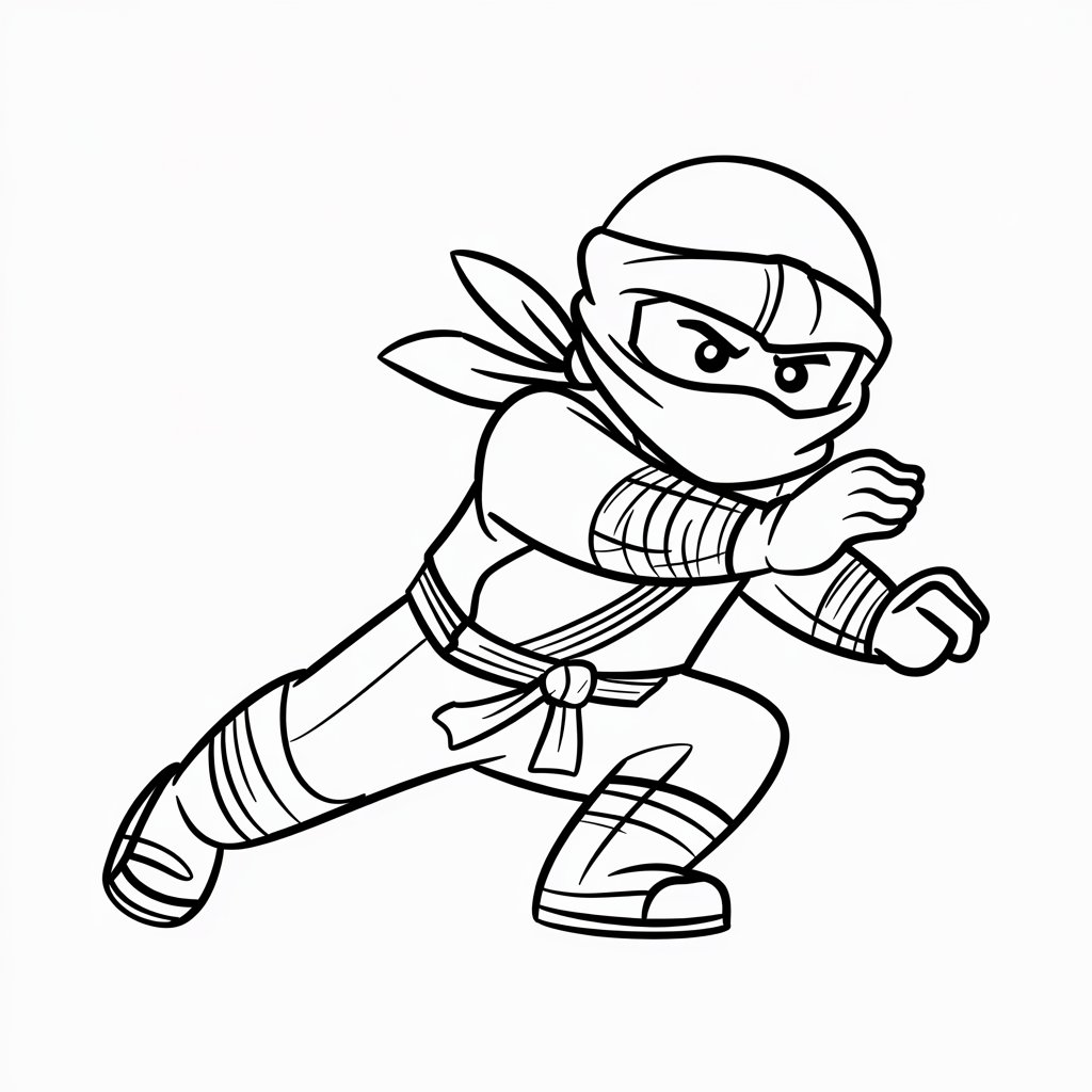 ausmalbild lego ninjago