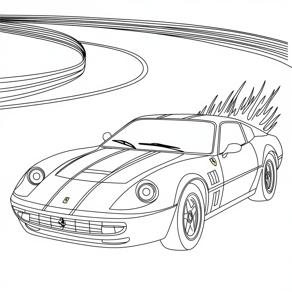 ausmalbilder autos lamborghini