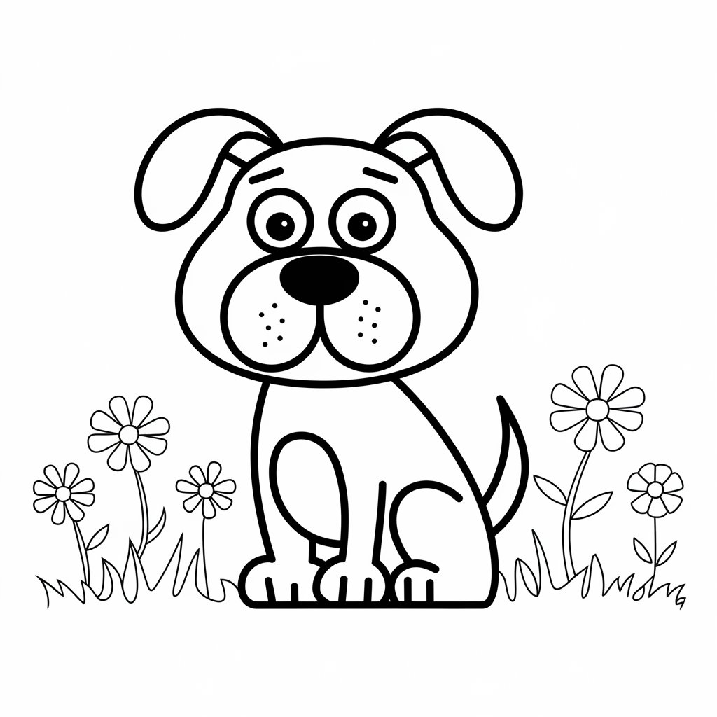 ausmalbild katze und hund