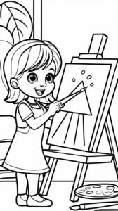 ausmalbilder geburtstag mädchen