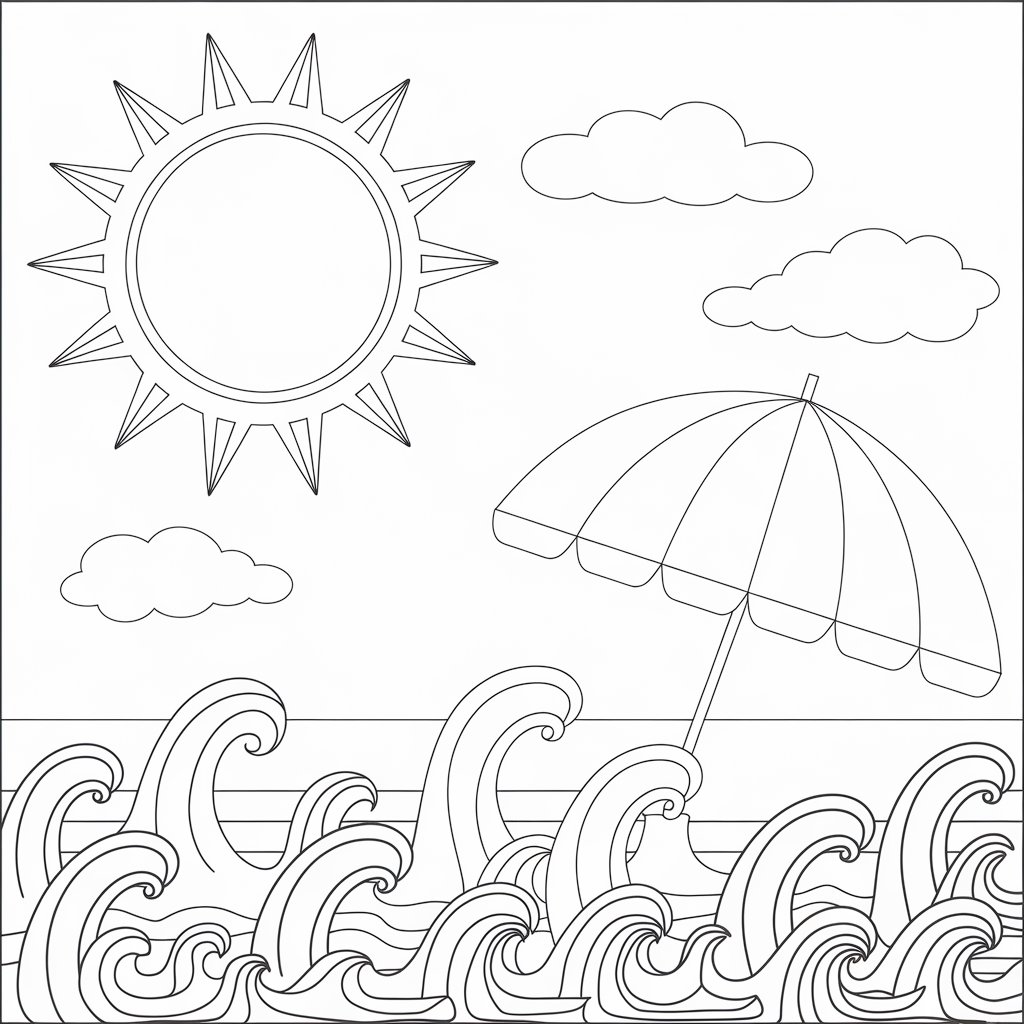 ausmalbilder sommer ausdrucken