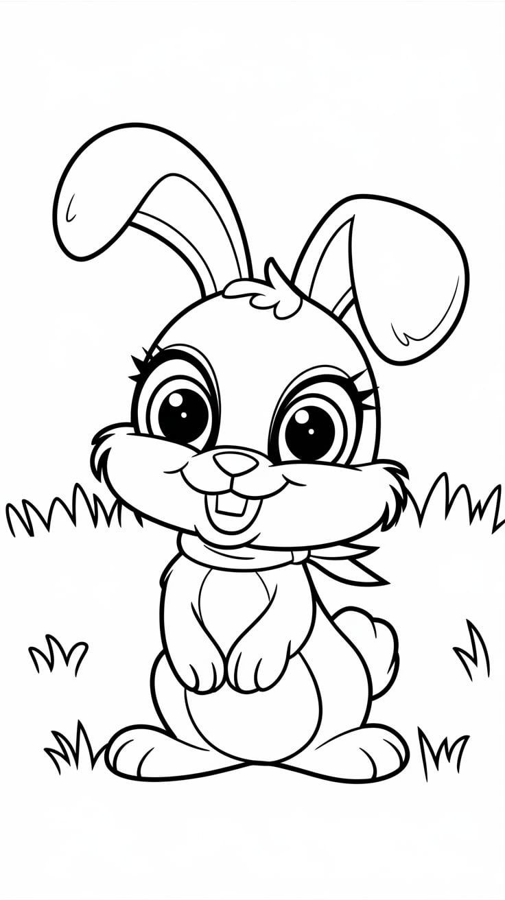 ausmalbilder zum ausdrucken kaninchen