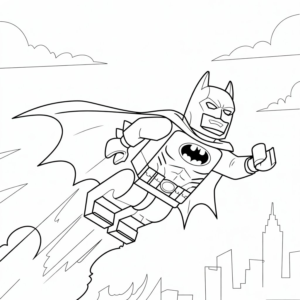 ausmalbilder lego batman