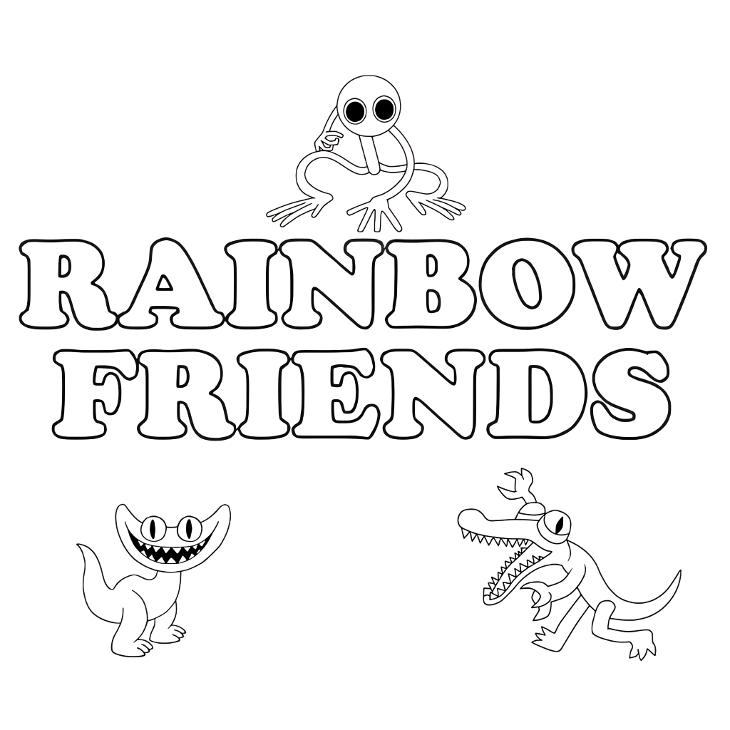 rainbow friends 2 ausmalbilder