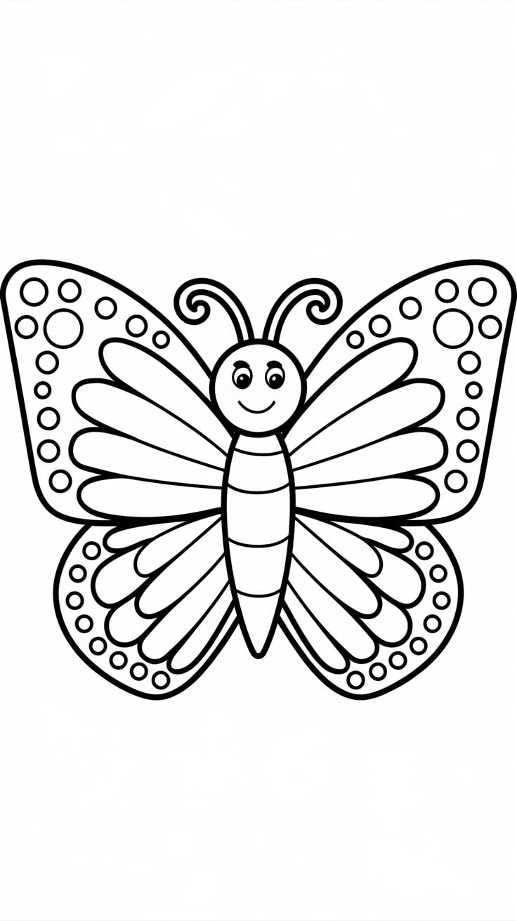 schmetterling ausmalbilder kostenlos