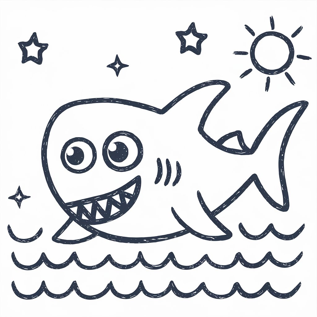 monster hai ausmalbilder