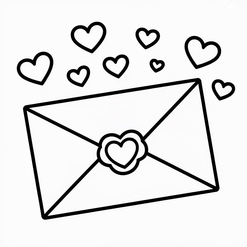 Liebesbrief mit Herzsiegel PDF kostenlos