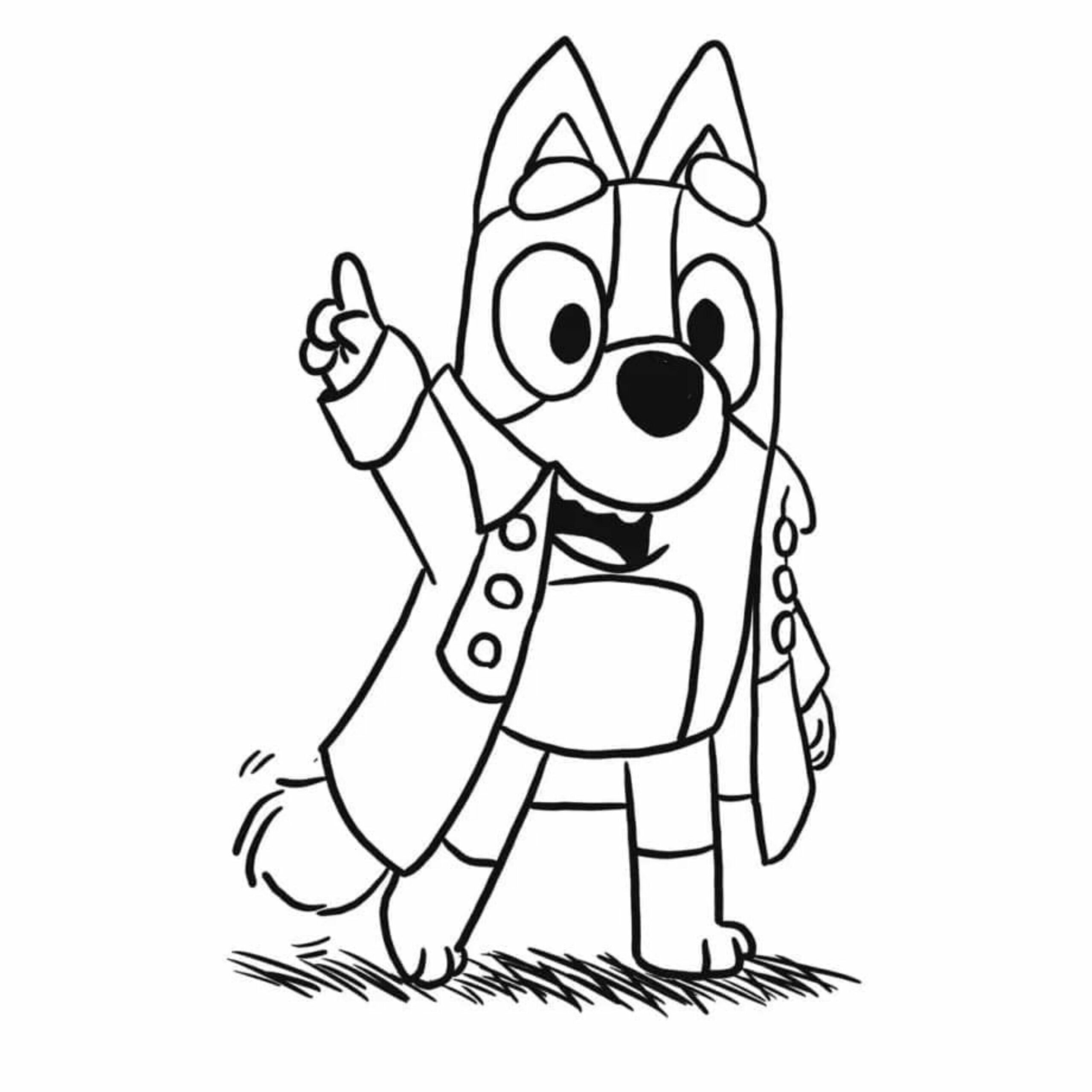 bluey ausmalbilder kostenlos