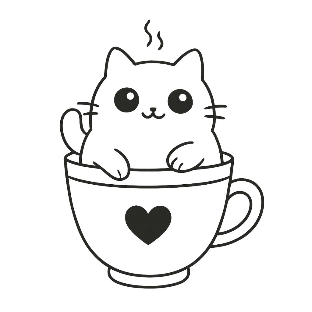 süß ausmalbilder kawaii tiere