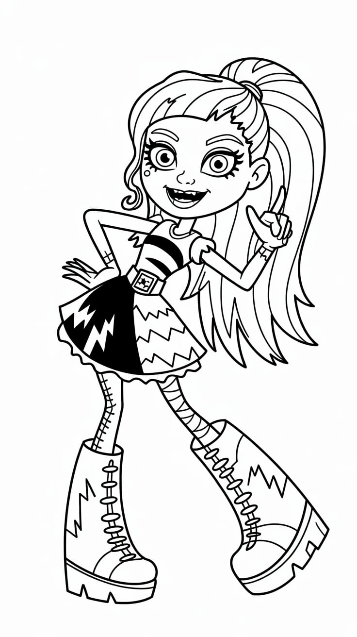 monster high ausmalbilder pdf