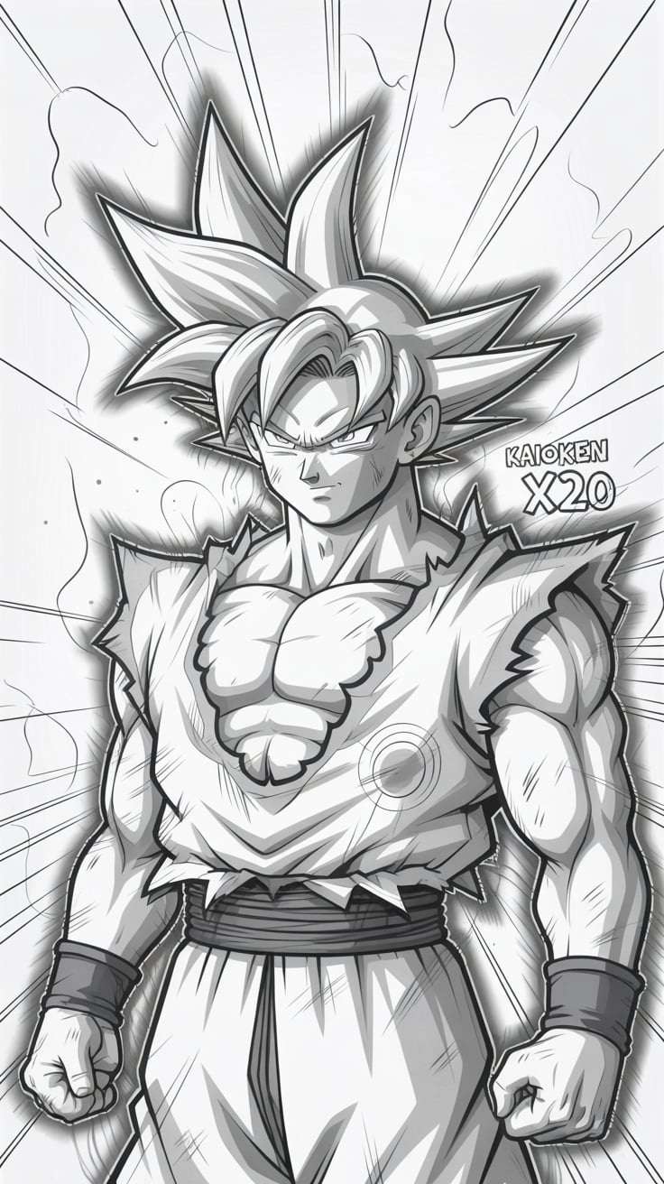 dragon ball z ausmalbilder son goku