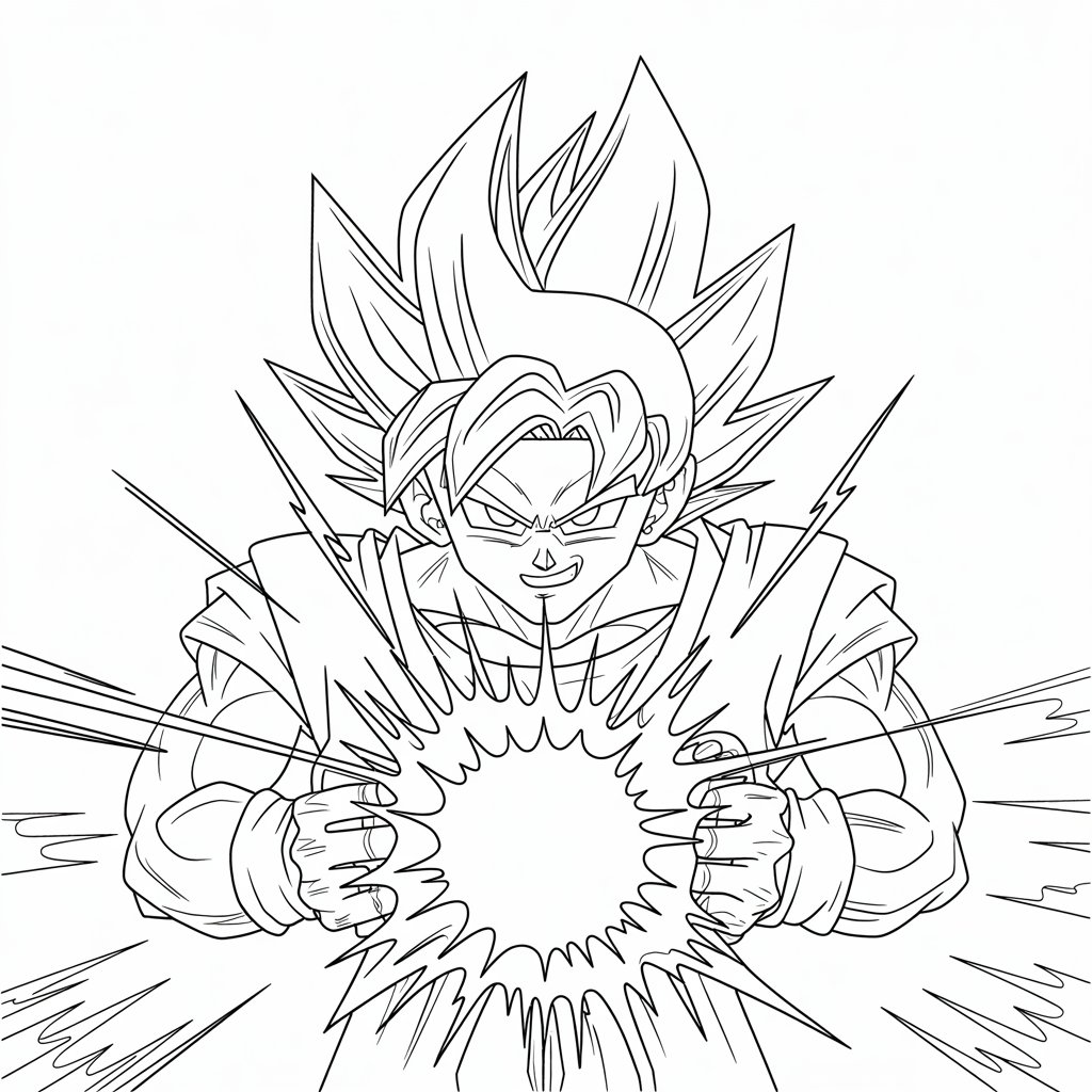 dragon ball ausmalbilder goku