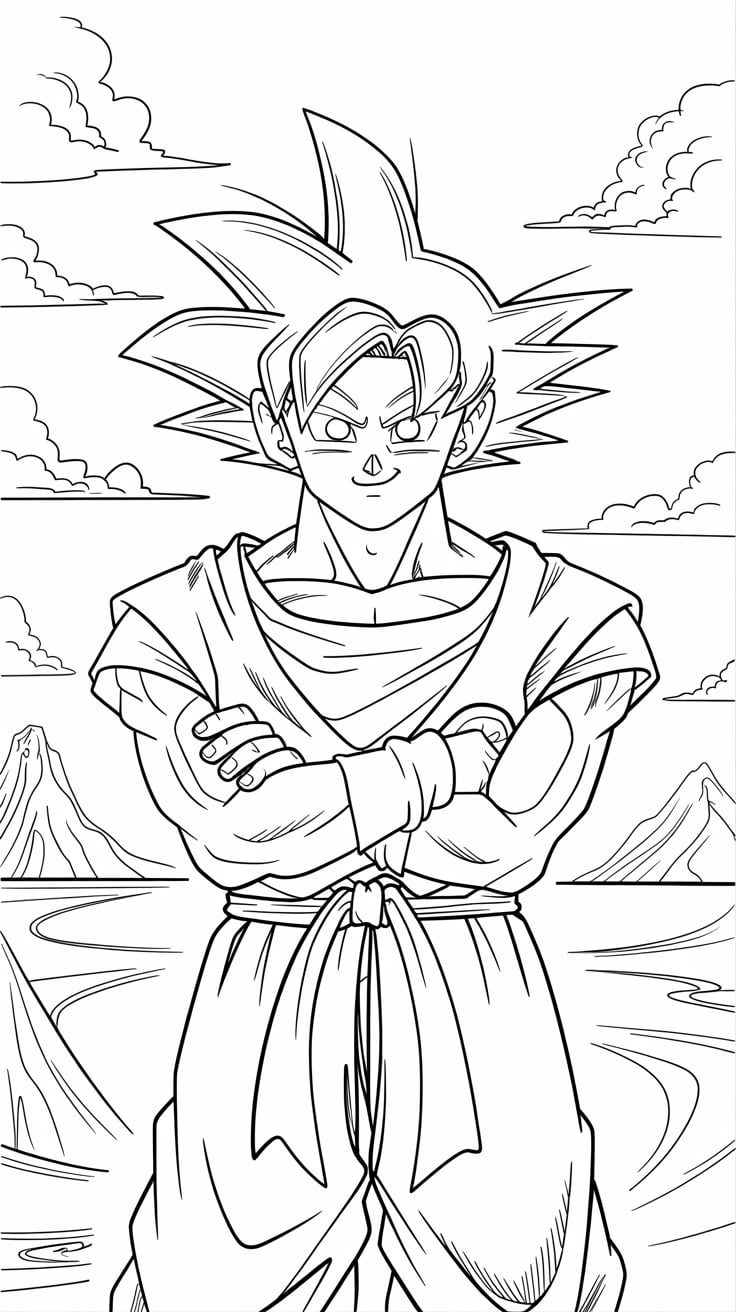 goku dragon ball ausmalbilder