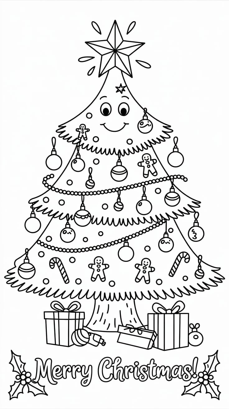 ausmalbild malvorlage baum ohne blätterherbst