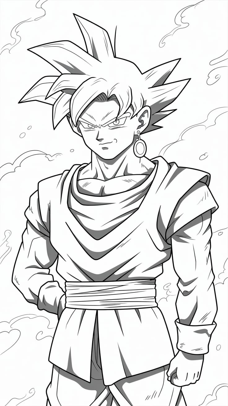 son goku super saiyajin blue ausmalbilder