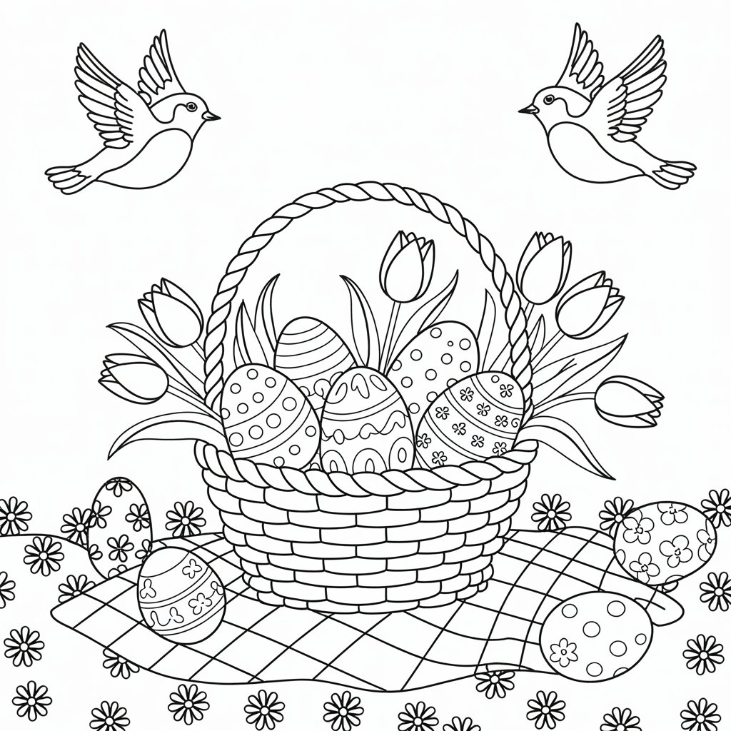 malvorlage kostenlos ostern