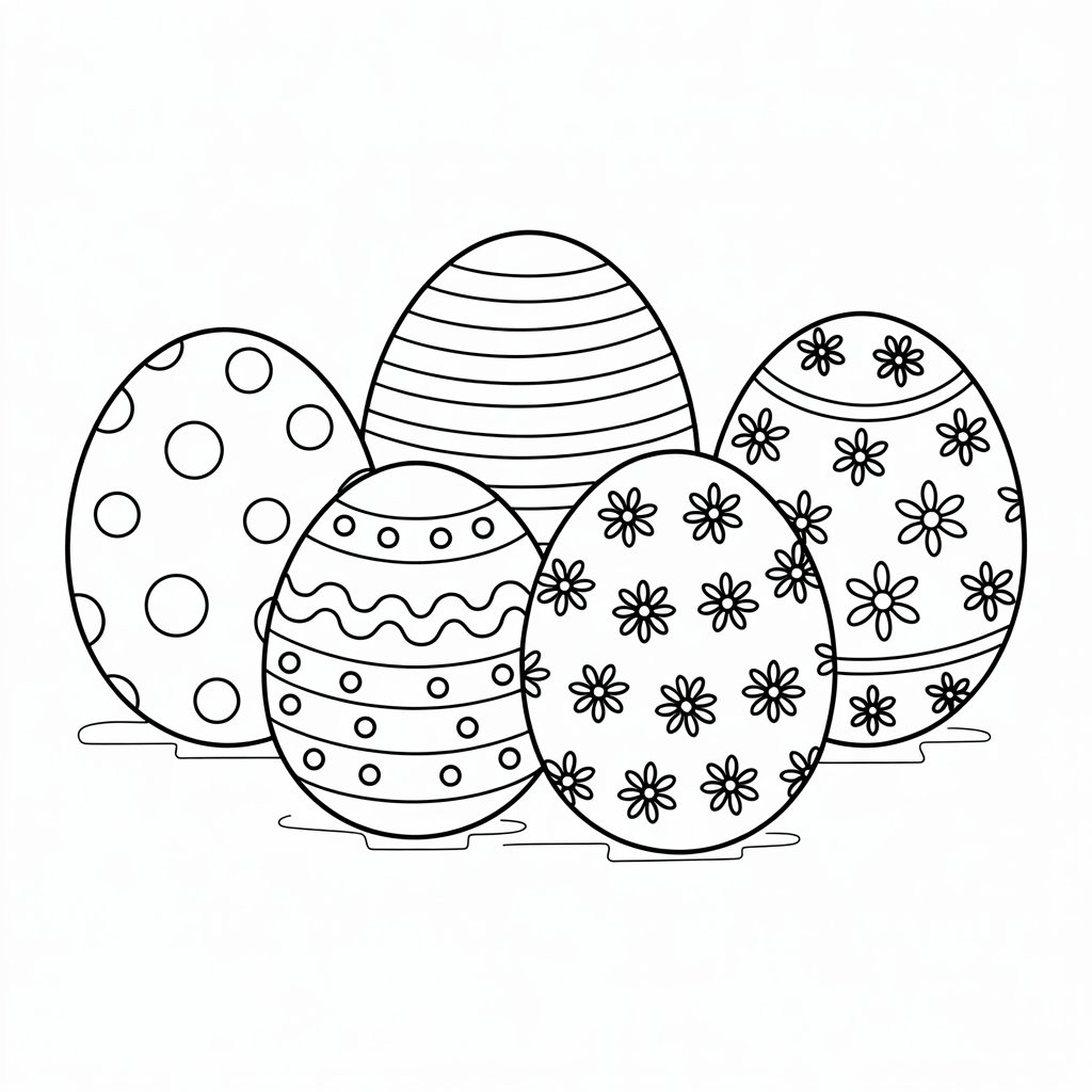 ostereier ausmalbilder ostern