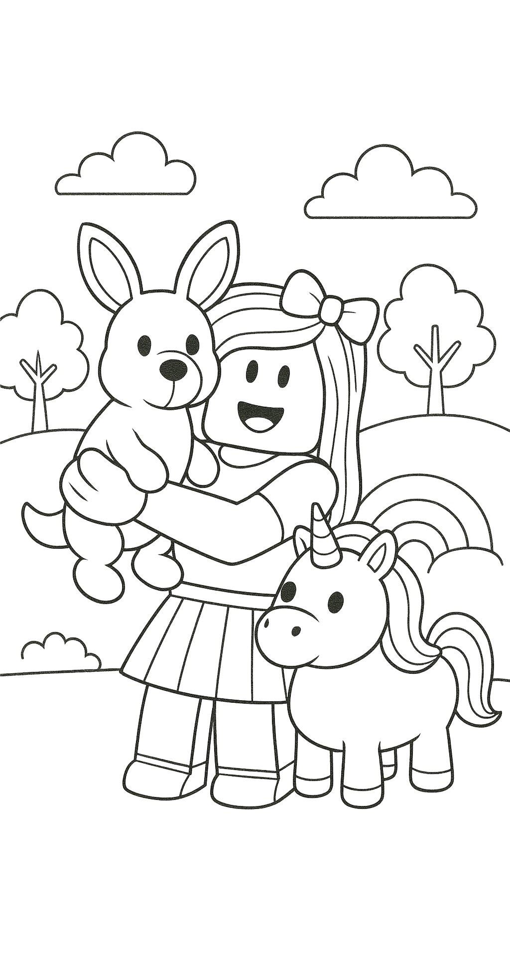 roblox ausmalbilder für mädchen