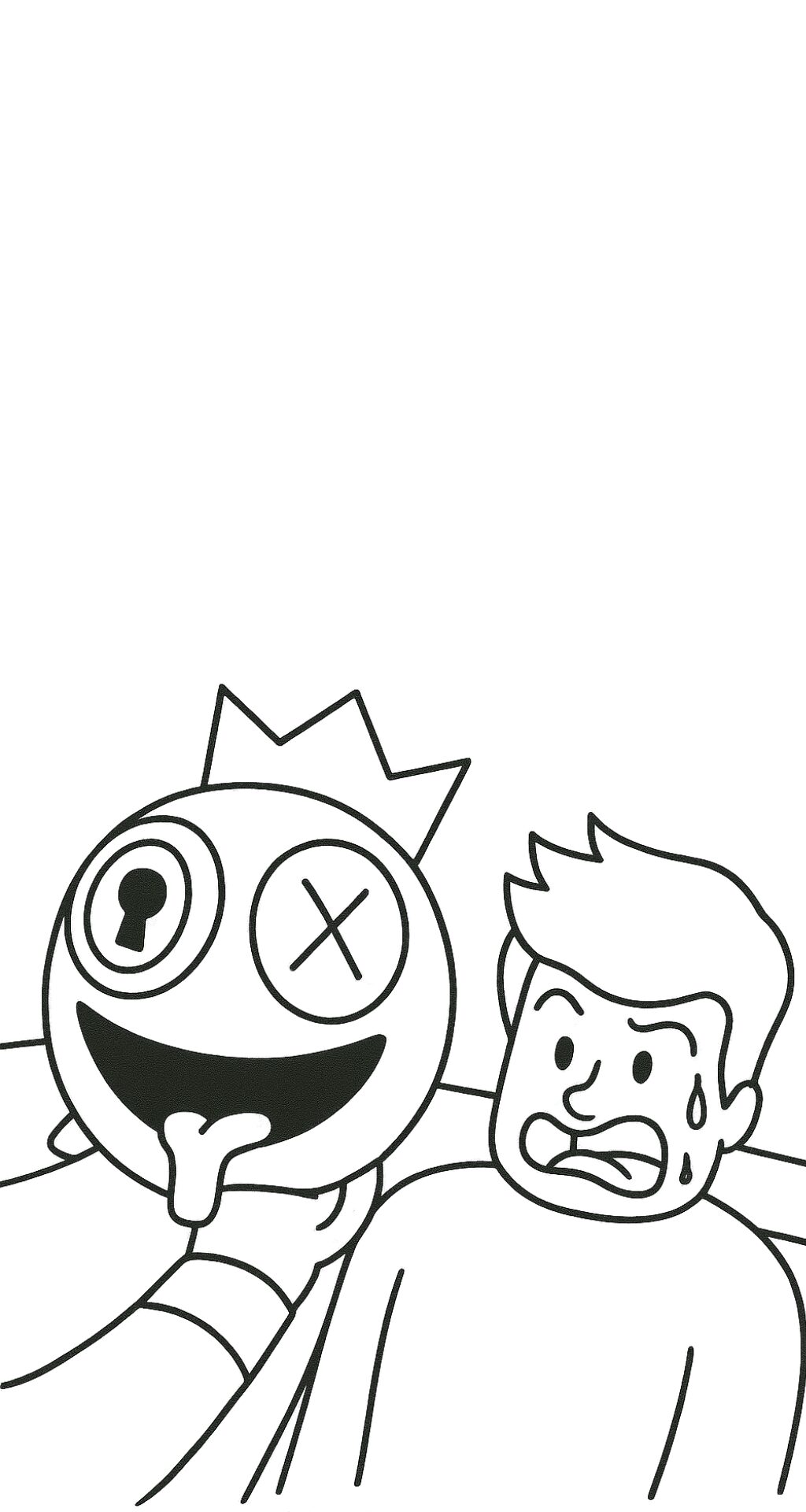 roblox ausmalbilder rainbow friends