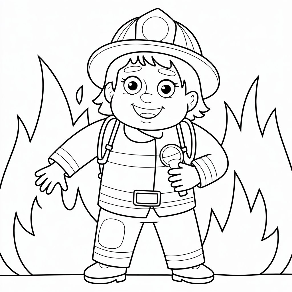 feuerwehr malvorlage