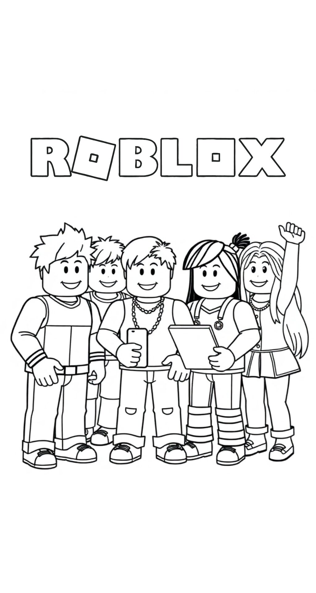 roblox ausmalbild