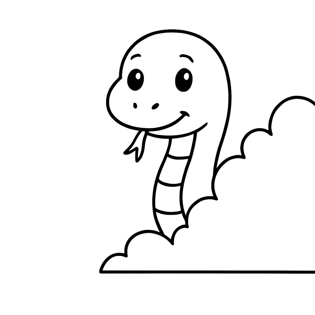 schlangen ausmalbilder