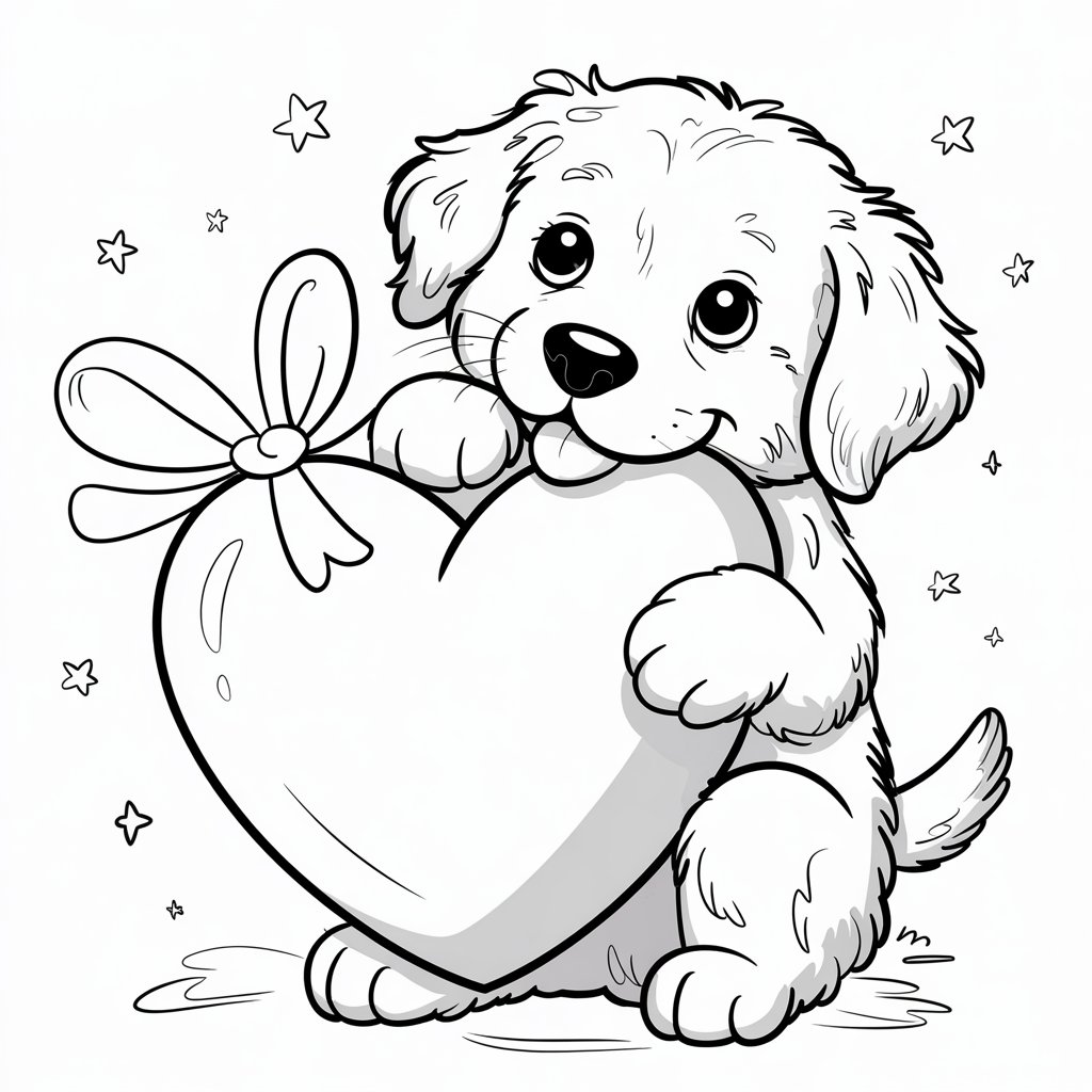 ausmalbild valentinstag mama