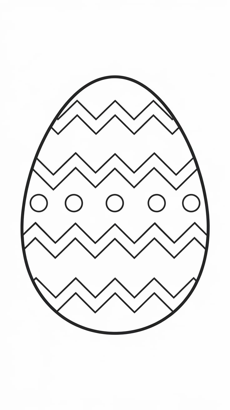 ausmalbilder ostereier zum ausdrucken