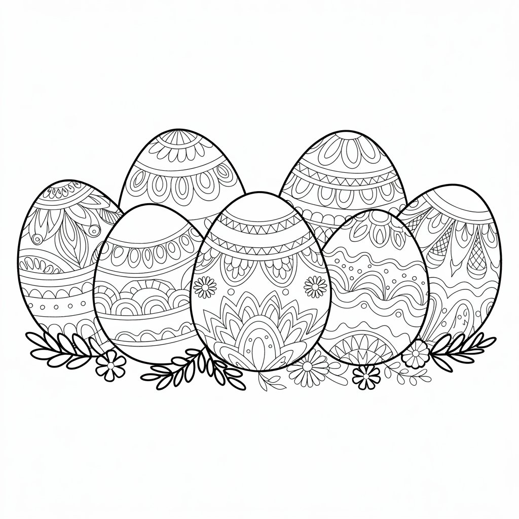 ausmalbild ostern erwachsene